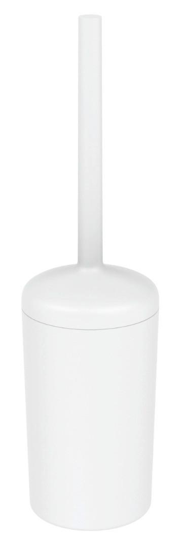 WC-Bürste Naime in Weiß - Weiß, MODERN, Kunststoff (10/37cm) - Premium Living
