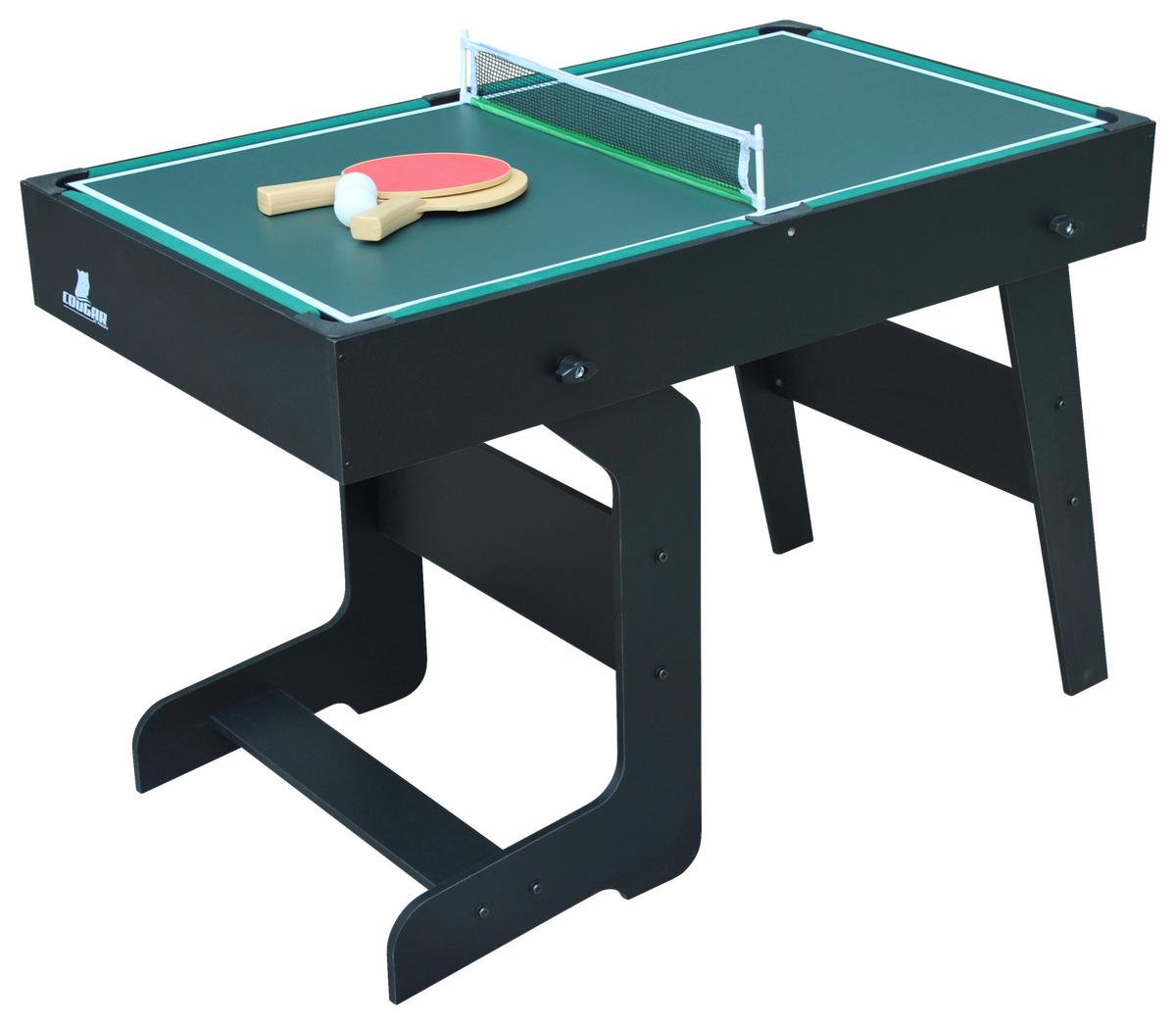 Multispieltisch Schwarz - Schwarz, KONVENTIONELL, Holz (61/81/119,00cm) - Ambia Garden
