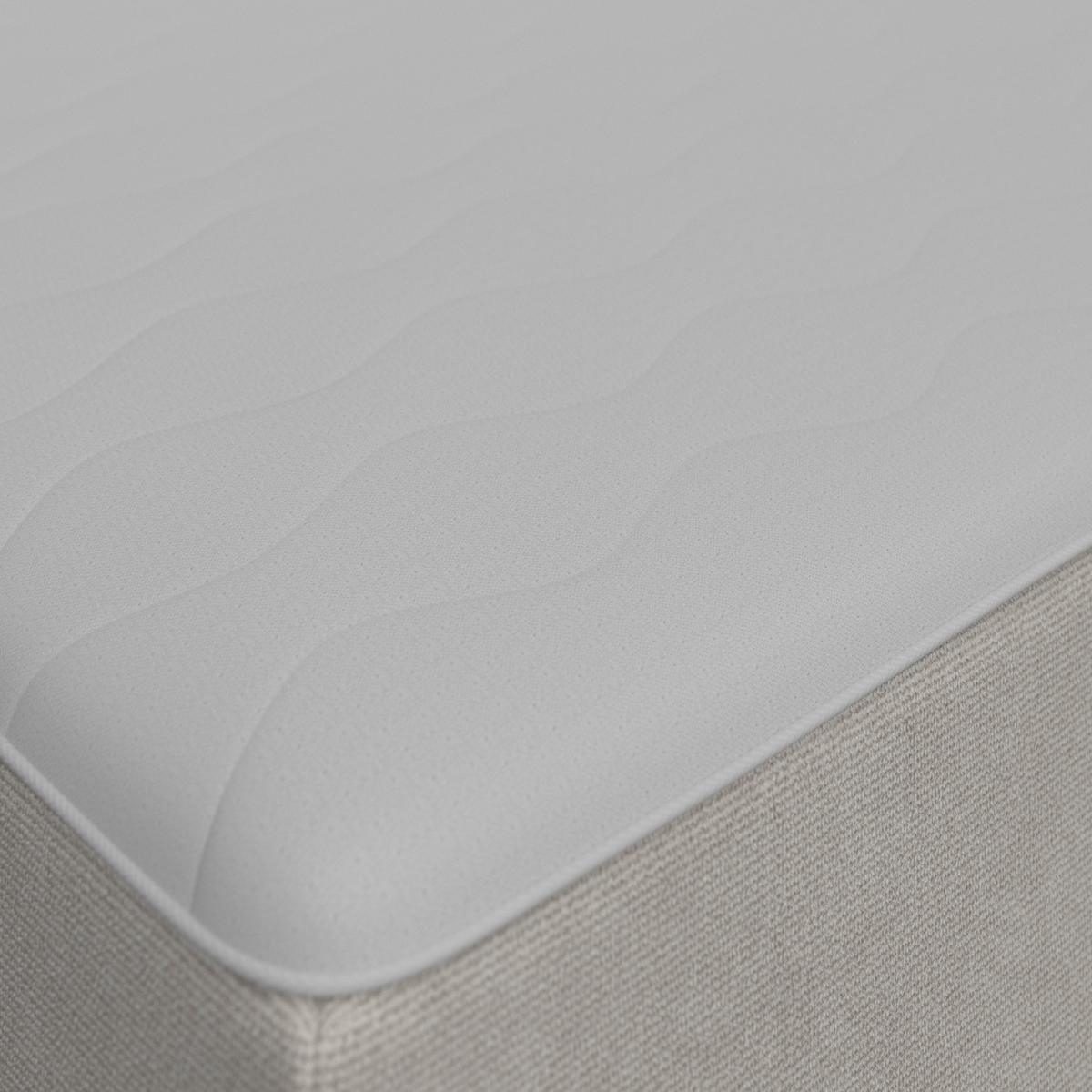 Box Ágy Ace - világosszürke, Modern, textil/fa (120/200cm) - Bessagi Home