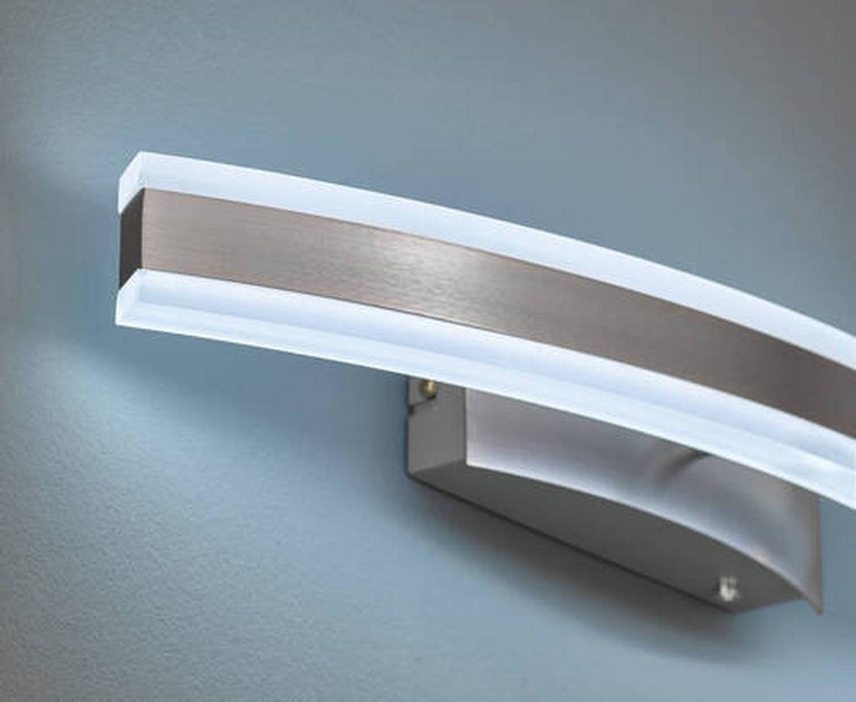 KINKIET LED 30034 STIFF - kolor aluminiowy/kolor chromowy, Design, metal (36.5/7/11cm) - Fischer & Honsel