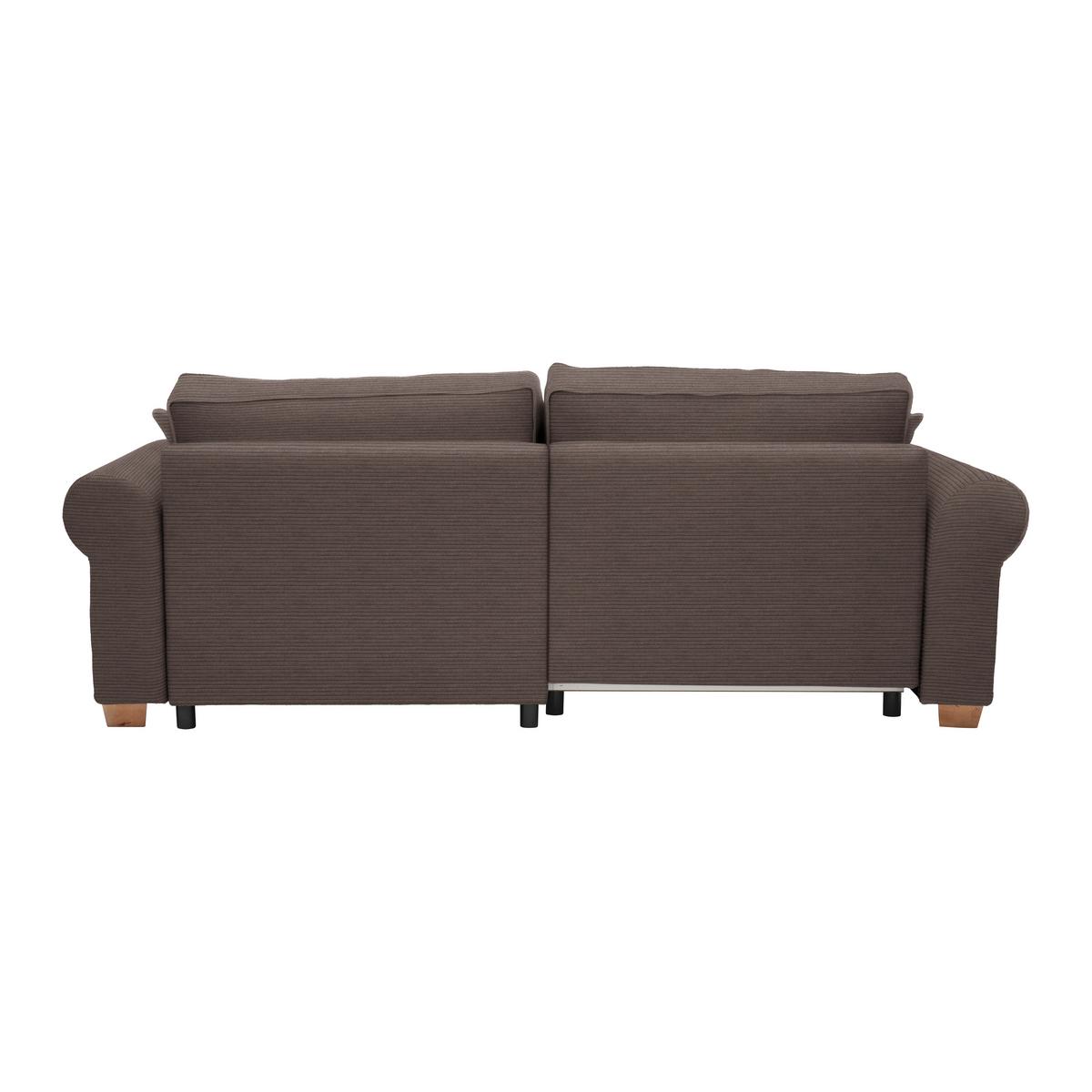 Wohnlandschaft Angelo Mokka - Mokka, MODERN, Holz/Holzwerkstoff (255/92/185cm) - Mömax