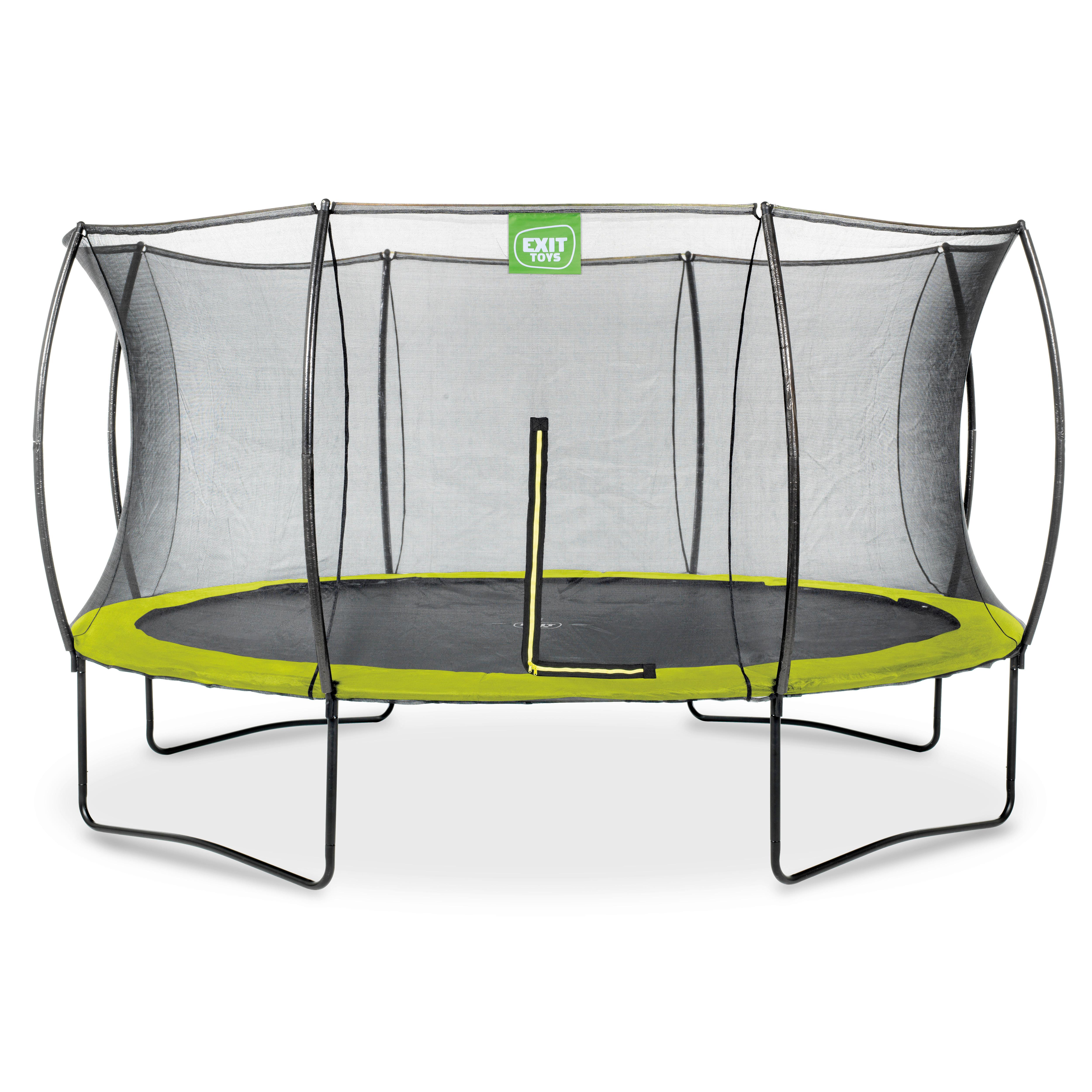 Trampolin Exit Silhouette, Ø 427cm - zelena, Konvencionalno, kovina/umetna masa (427/267cm) - EXIT Toys