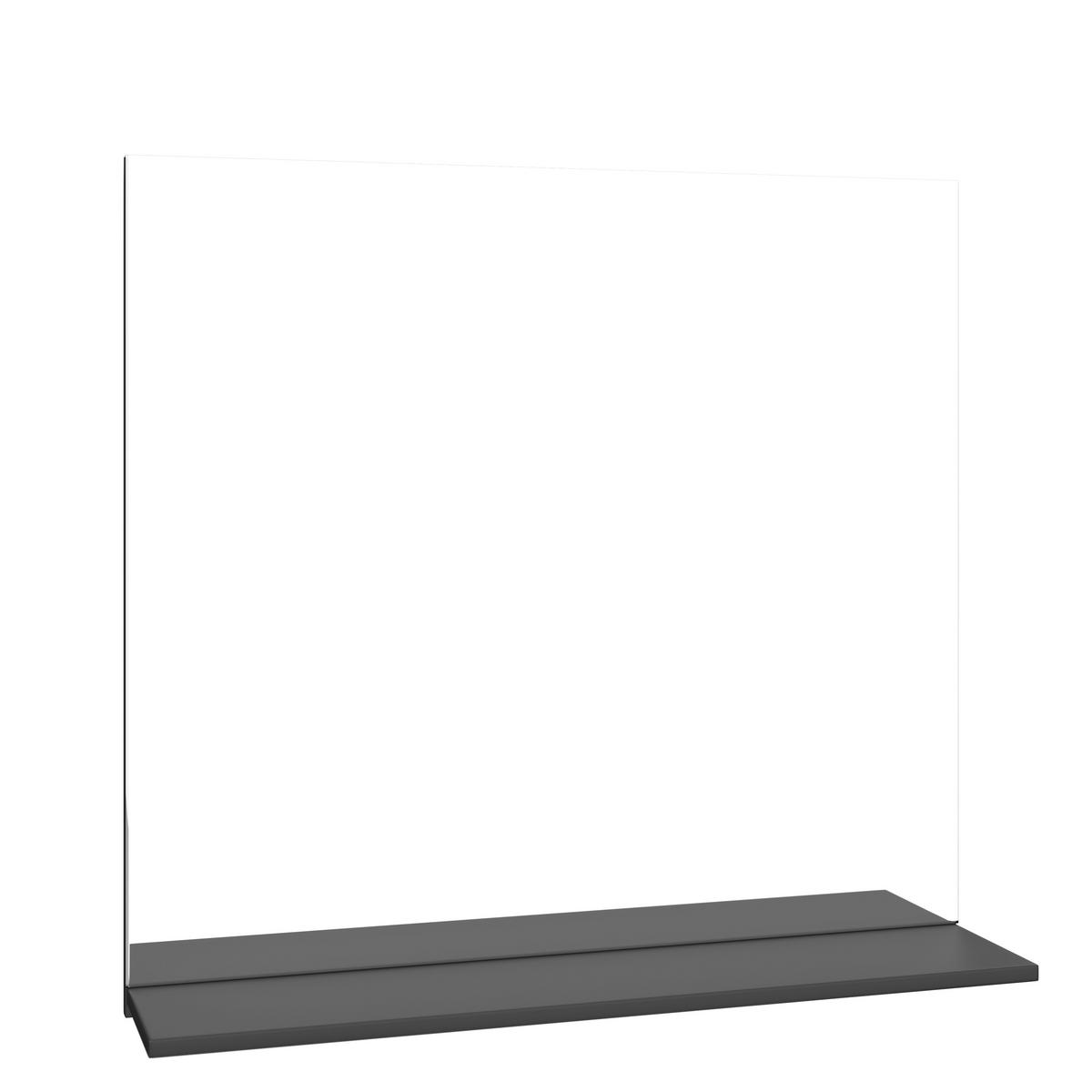 Badezimmer Lucy Schwarz 3- teilig - Schwarz/Weiß, MODERN, Glas/Keramik - Bessagi Home