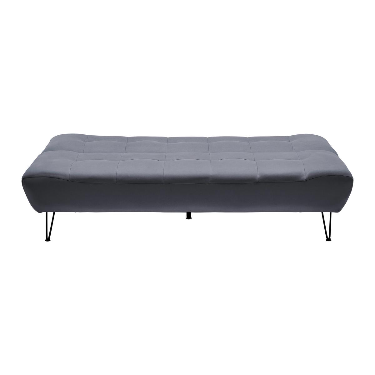 Zofa S Posteljno Funkcijo Geli, Temno Siva - temno siva/črna, Moderno, kovina/tekstil (192/88/97cm) - Bessagi Home