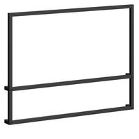 Rahmen Systemstyle Schwarz - Schwarz, MODERN, Metall (60/45/4,5cm) - System Style