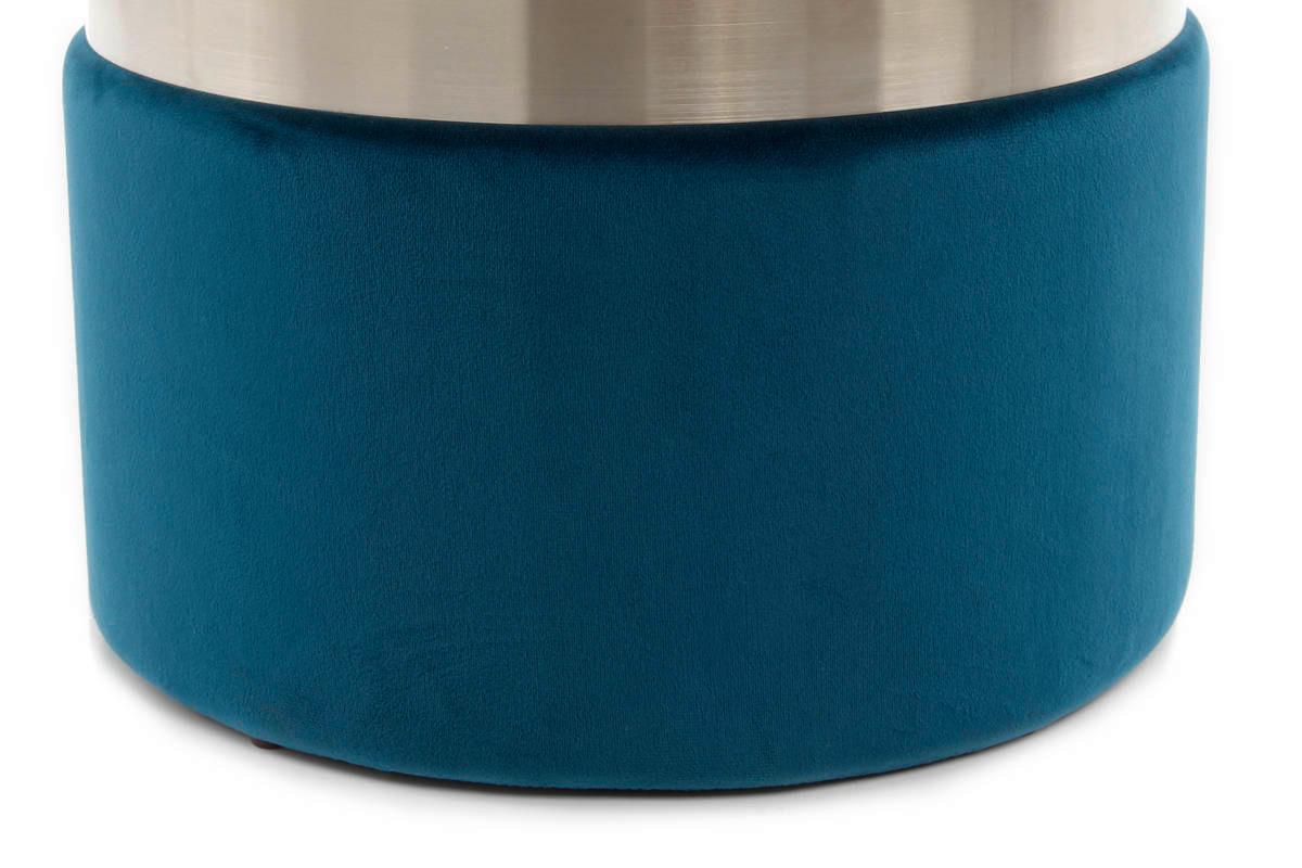 HOCKERSET KBIM1 - Blau/Hellblau, Basics, Kunststoff/Textil (31,5/36/38/44cm) - Kayoom