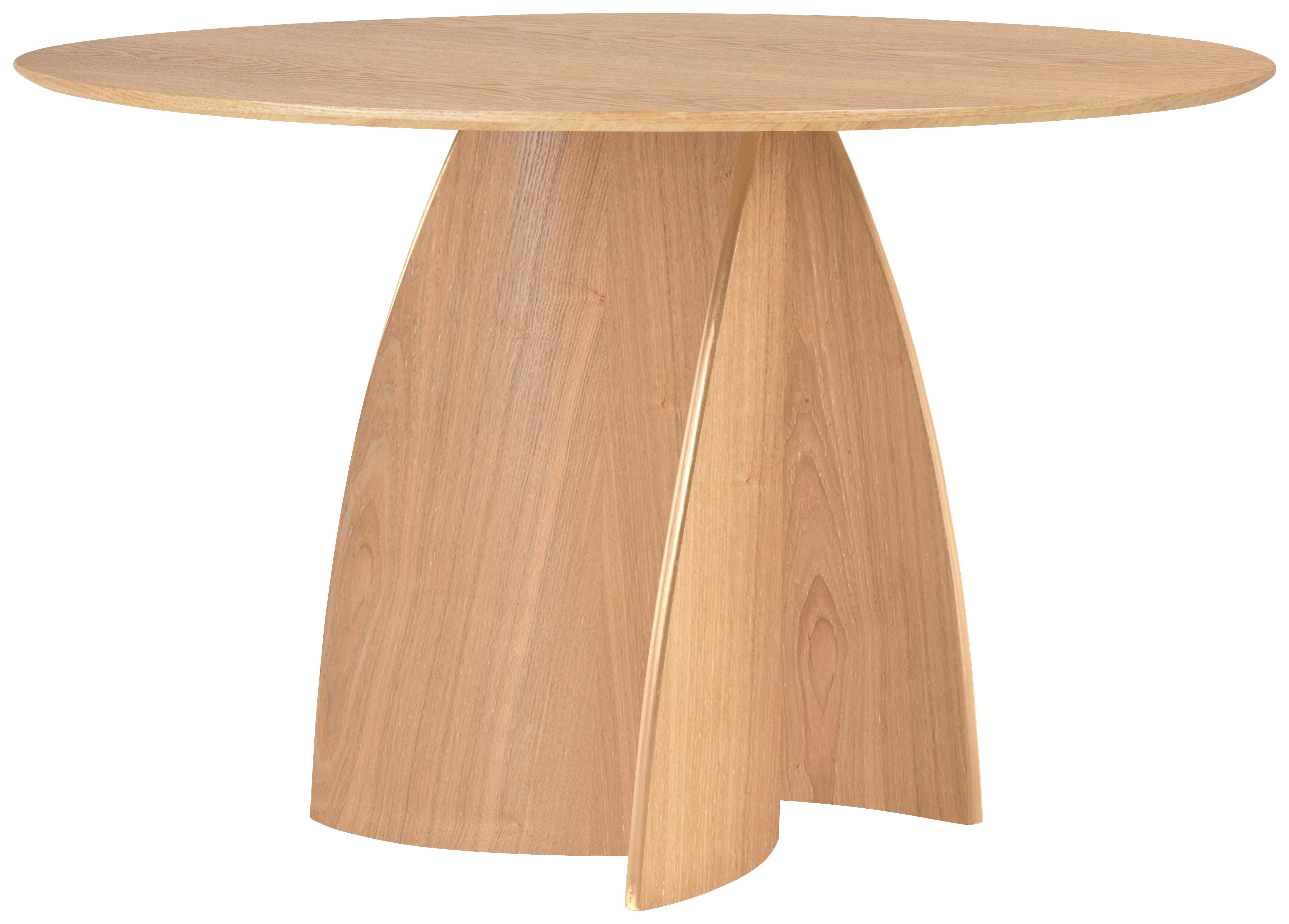 Jedilna Miza Atlas, Barva Hrasta, Ø 120 - barve hrasta, Moderno, leseni material/les (120/75cm) - Livetastic
