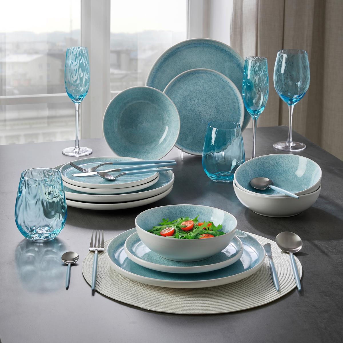 Set Pribora Za Jelo Lividus - plava, Moderno, metal - Mömax