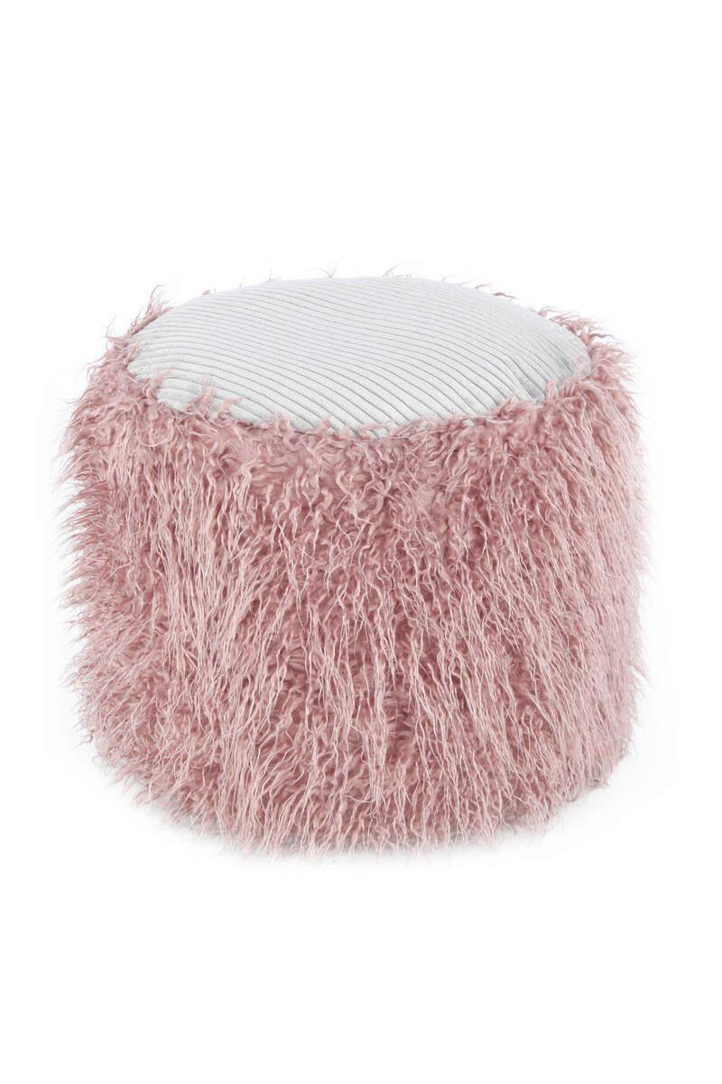 POUF 3ZJIB - Rosa, Basics, Kunststoff (45/38/45cm) - Kayoom