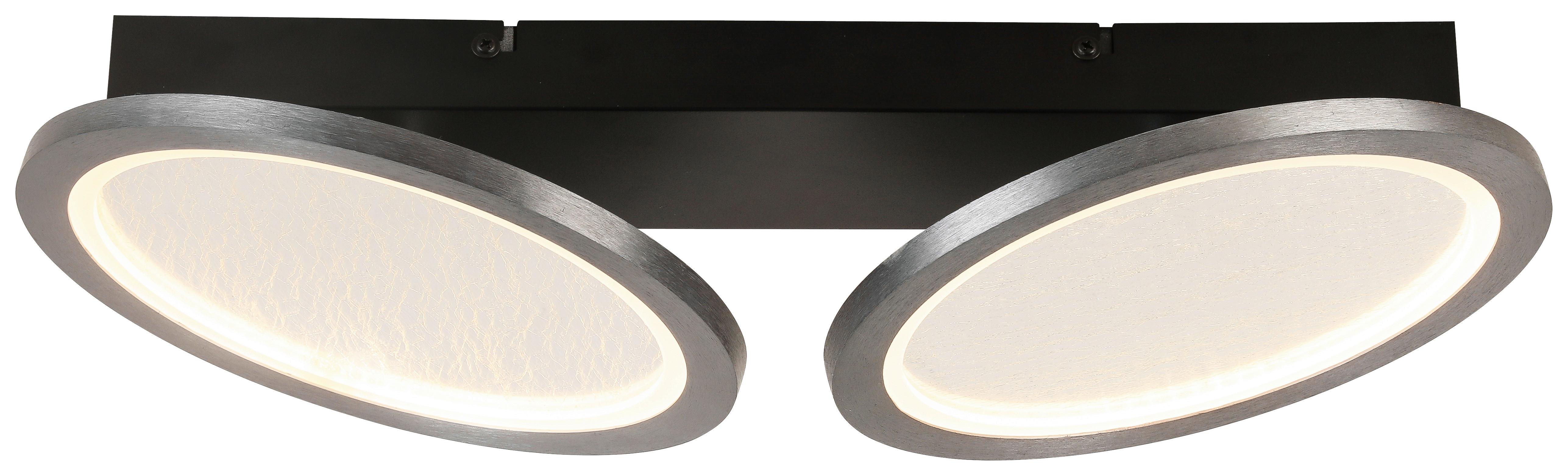 LED-Deckenleuchte Dominik max. 22,8 Watt - Graphitfarben/Schwarz, Modern, Kunststoff/Metall (51/25/8,1cm) - Modern Living