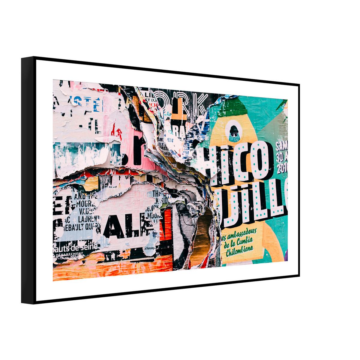 Bild Elena ca. 50x70cm - Multicolor/Schwarz, Holzwerkstoff/Papier (70/50cm) - Mömax