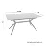 UTDRAGBART BORD VERONA - svart/antracit, Modern, metall/keramik (160-205/91/76cm) - Mömax