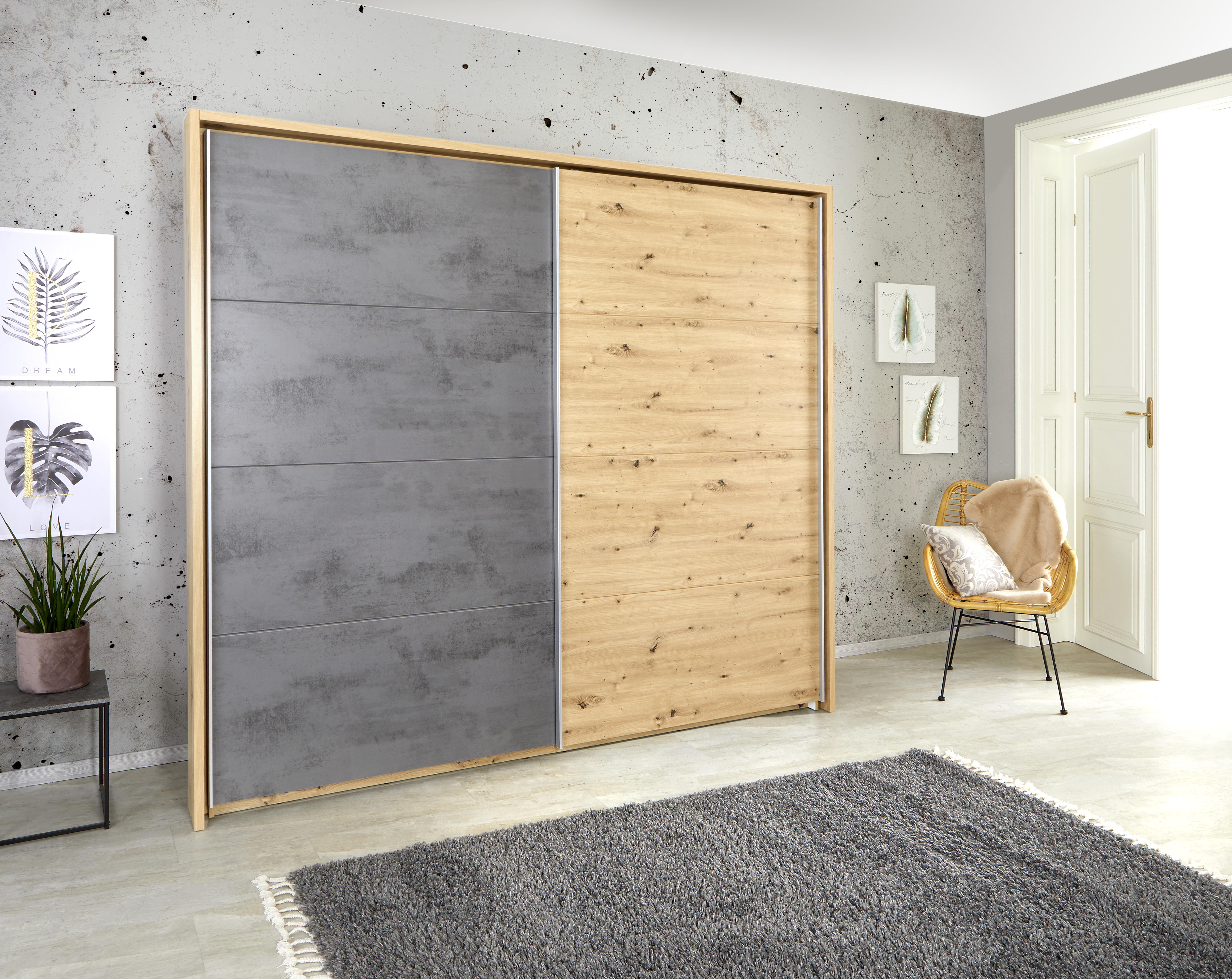 Ramă pentru dulap MOON - culoare lemn stejar, Modern, material pe bază de lemn (251/215/17,5cm)