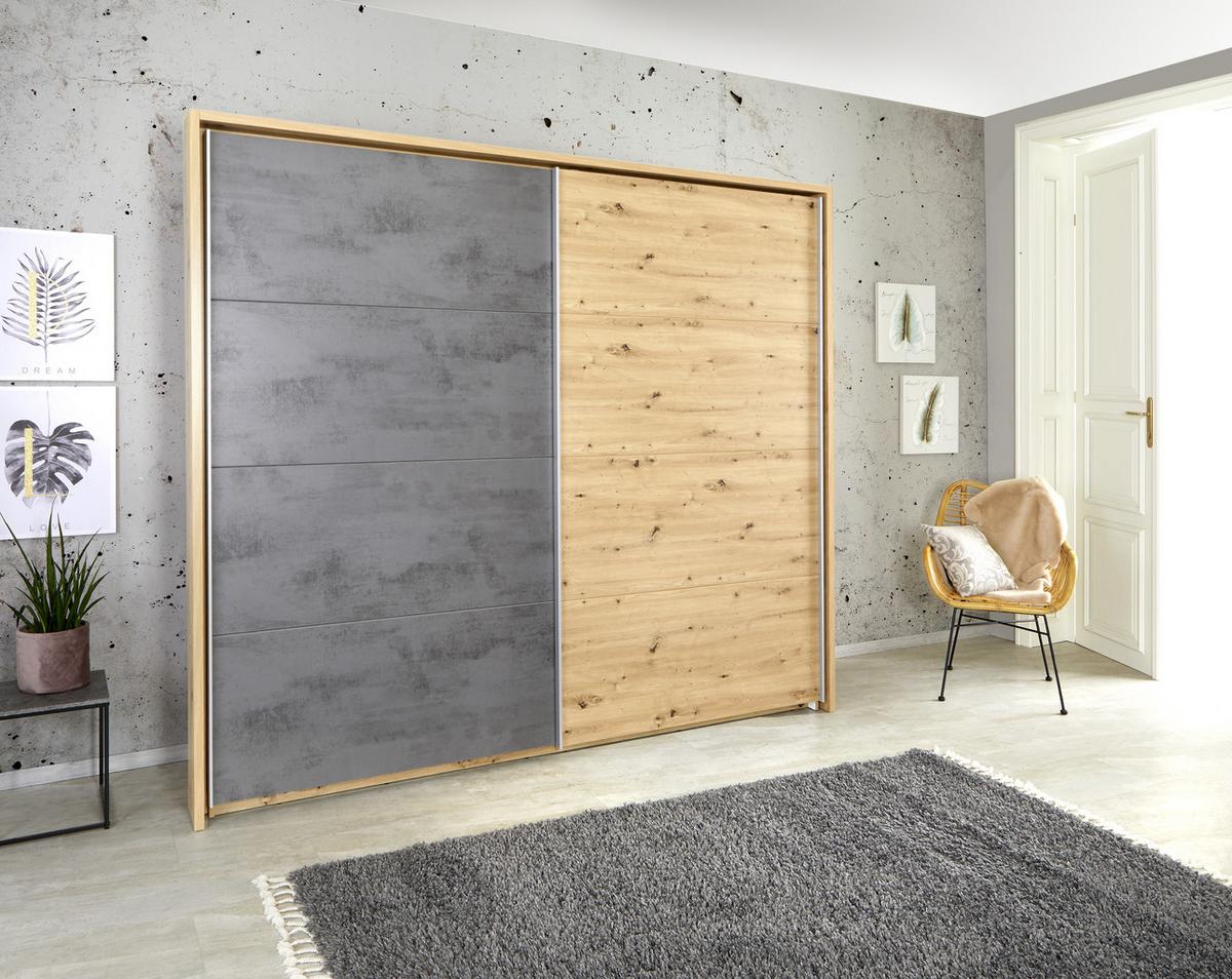 Ramă pentru dulap MOON - culoare lemn stejar, Modern, material pe bază de lemn (251/215/17,5cm)