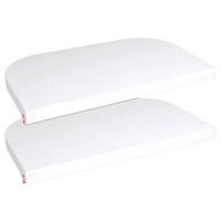 POKROWIEC NA MATERAC JERSEY DELUXE DOPPELPACK - biały, Basics, tkanina (105/57,5/6cm) - Babybay