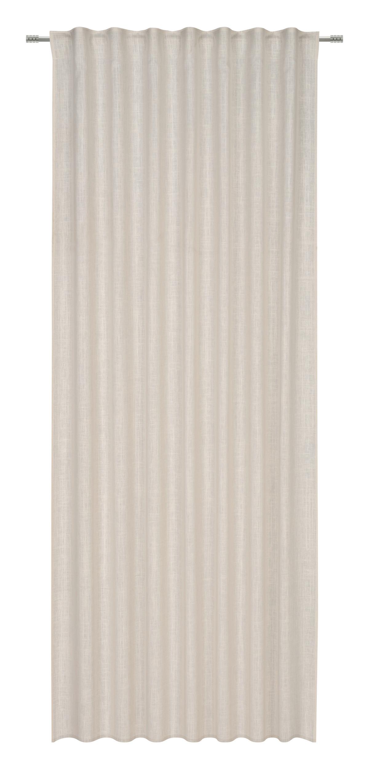 Fertigvorhang Lina Sandfarben ca. 140x255cm - Sandfarben, Textil (140/255cm) - Premium Living
