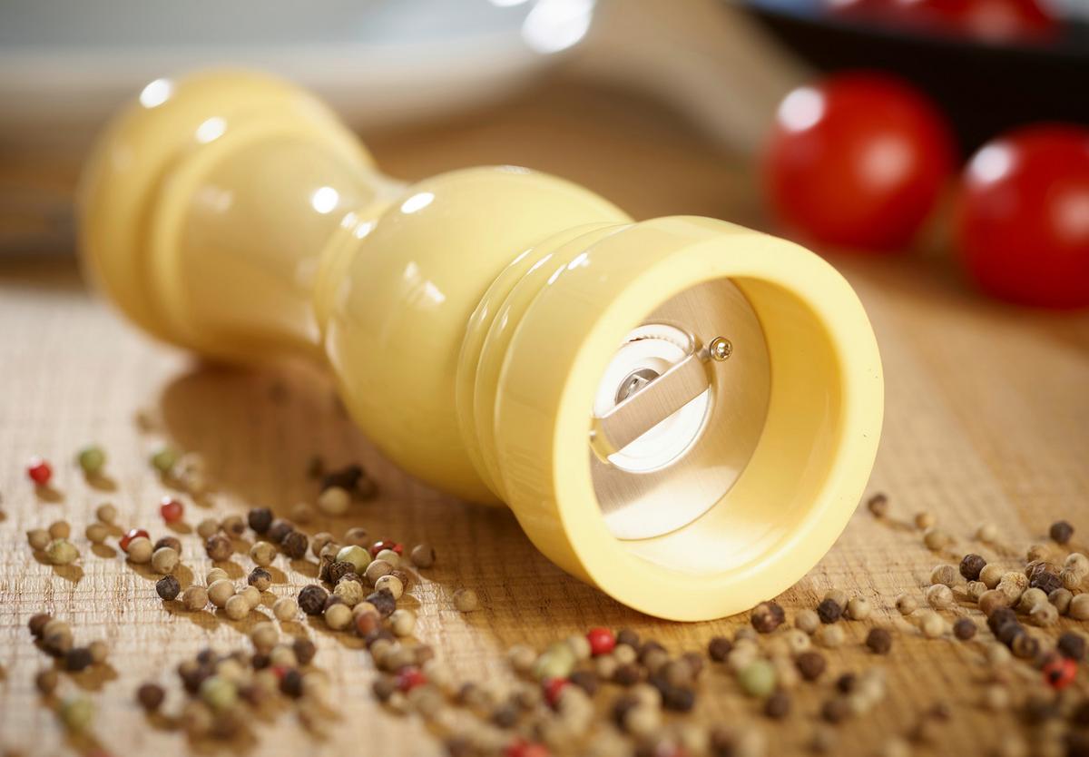 Salz- und Pfeffermühle Creme 2-teilig - Creme, Basics, Keramik/Kunststoff (6/21,5cm) - Echtwerk