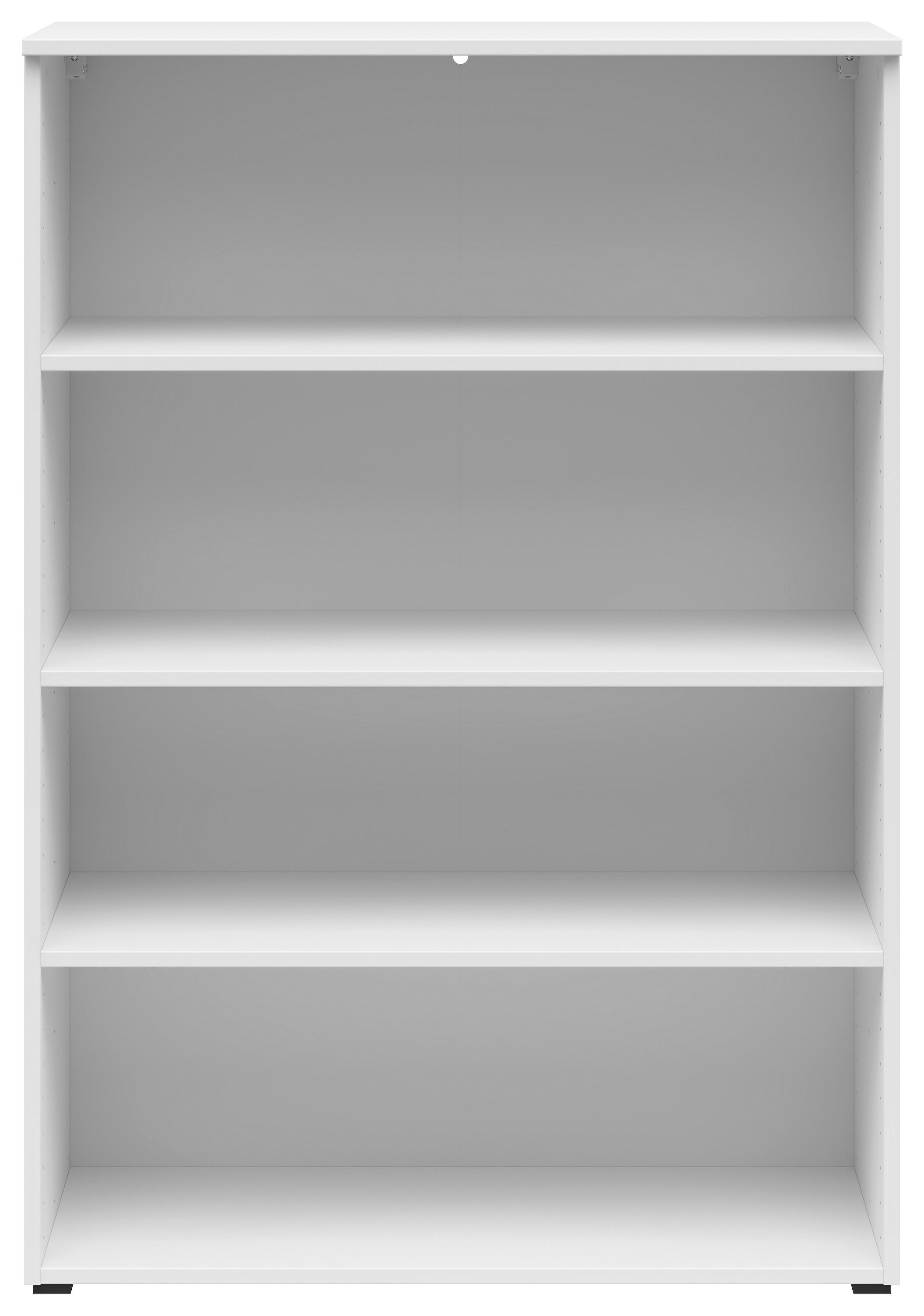 Regal Multistauraum Weiss - Weiss/Anthrazit, Modern, Holzwerkstoff/Kunststoff (80/115/40cm) - Premium Living