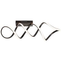 LED Mennyezeti Lámpa Ubop - fekete, Modern, fém (60/18/23cm) - Modern Living