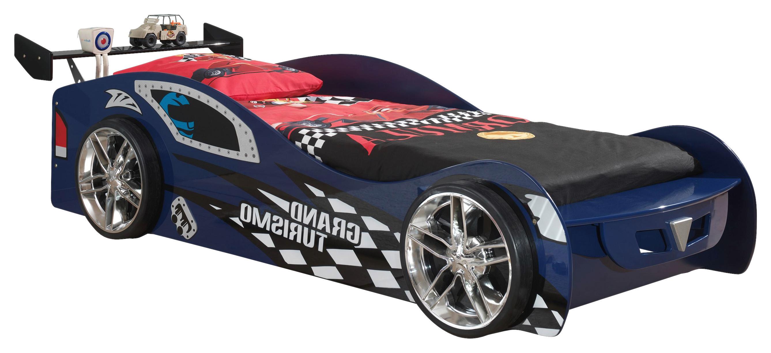 Autobett Grand Turismo Rennwagen 90x200 Blau - Blau, MODERN, Holzwerkstoff (90/200cm) - MID.YOU