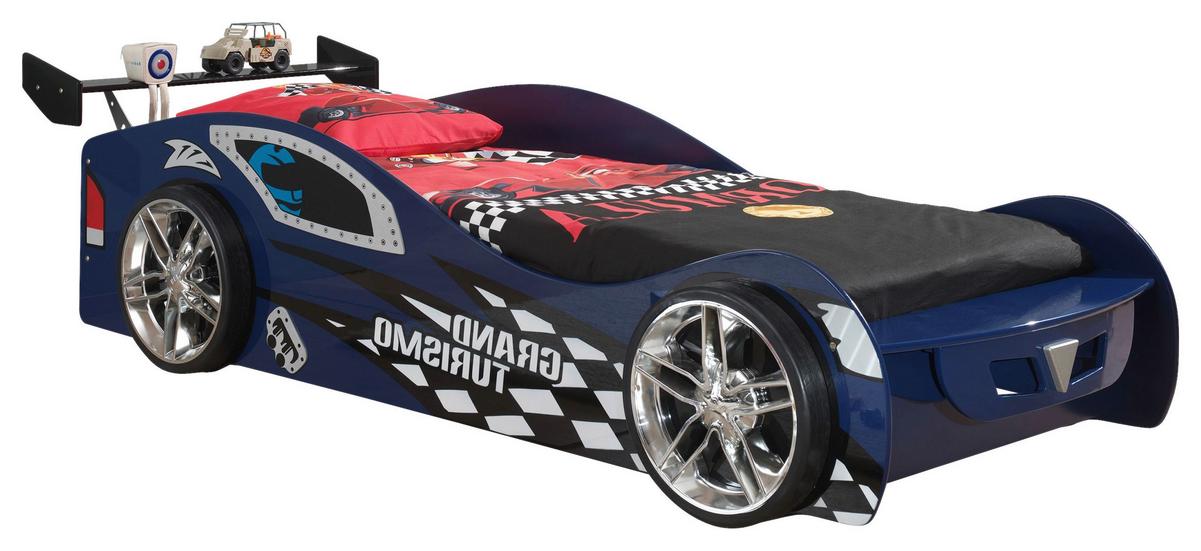 Autobett Grand Turismo Rennwagen 90x200 Blau - Blau, MODERN, Holzwerkstoff (90/200cm) - Vipack