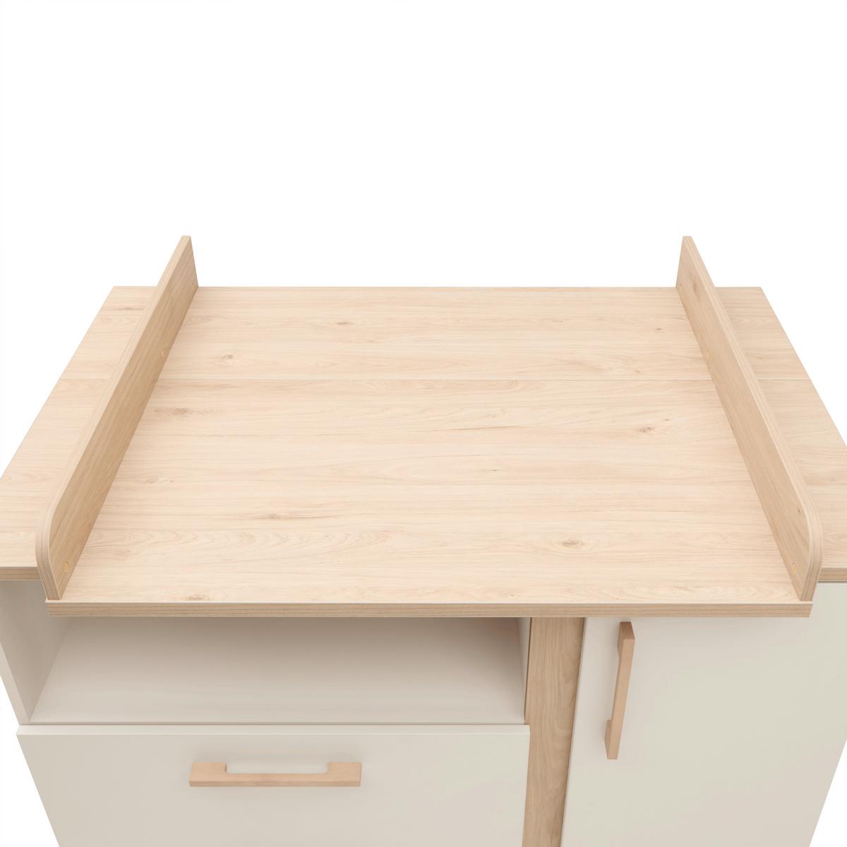 Wickelkommode Dolce Bambino Kaschmirfarben - Kaschmir, KONVENTIONELL, Holz/Holzwerkstoff (117/104/41-78cm) - Roba