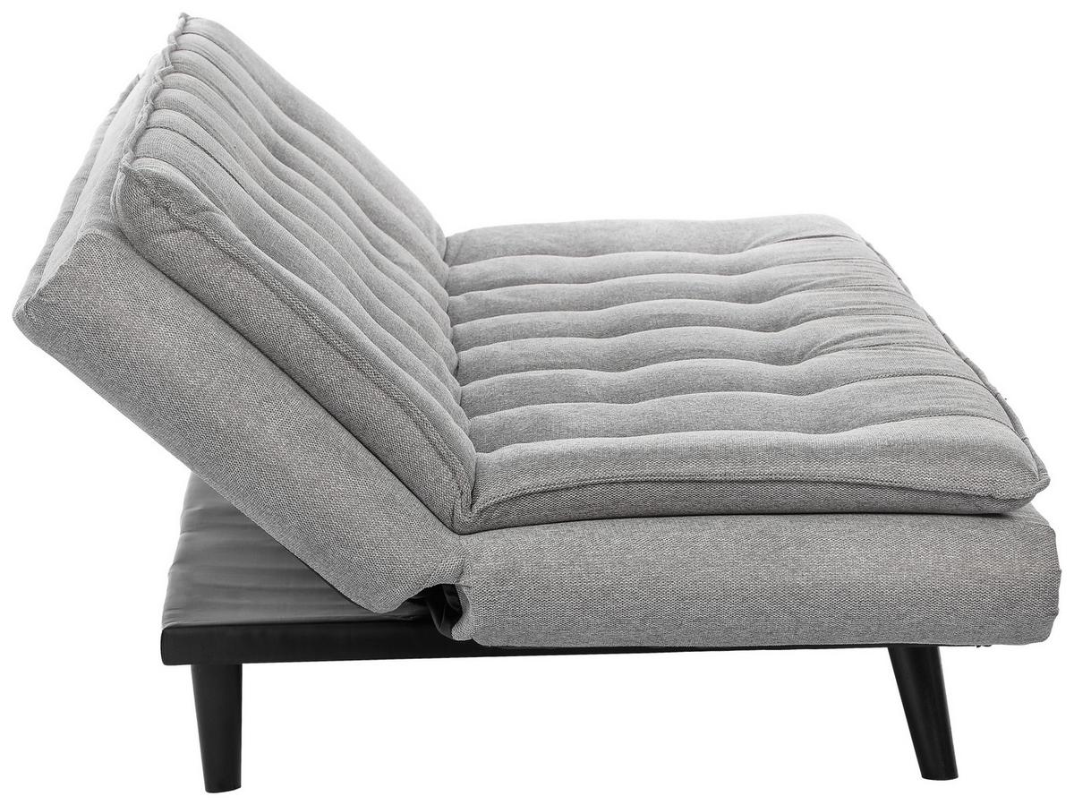 Schlafsofa Sun Grau - Schwarz/Grau, MODERN, Holz/Textil (190/83/93cm) - Mömax