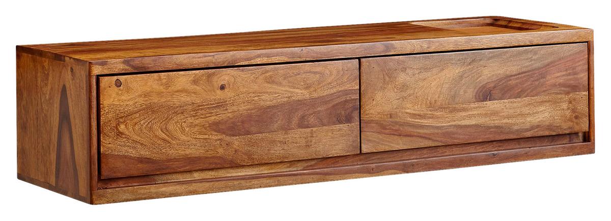 Nizka Omarica Wohnling - barve indijskega rožnega lesa, Moderno, les (108/25/34cm) - MID.YOU