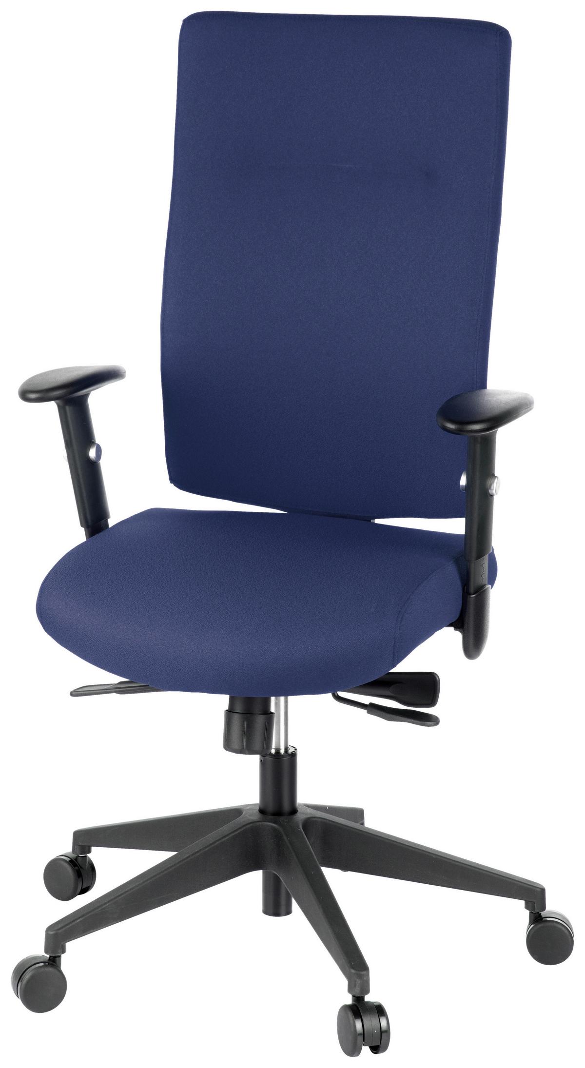 Pisarniški Stol Pro-tec 300, Temno Modra - temno modra, Moderno, umetna masa/tekstil (57/125/53cm) - MID.YOU