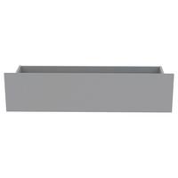 Schublade Unit in Hellgrau - Hellgrau, Modern, Holzwerkstoff (90,9/21,9/36,6cm) - Based