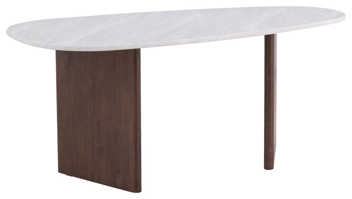 ESSTISCH GRÖNVIK - Hellgrau/Mokka, Design, Holzwerkstoff (180/90/75cm) - Livetastic