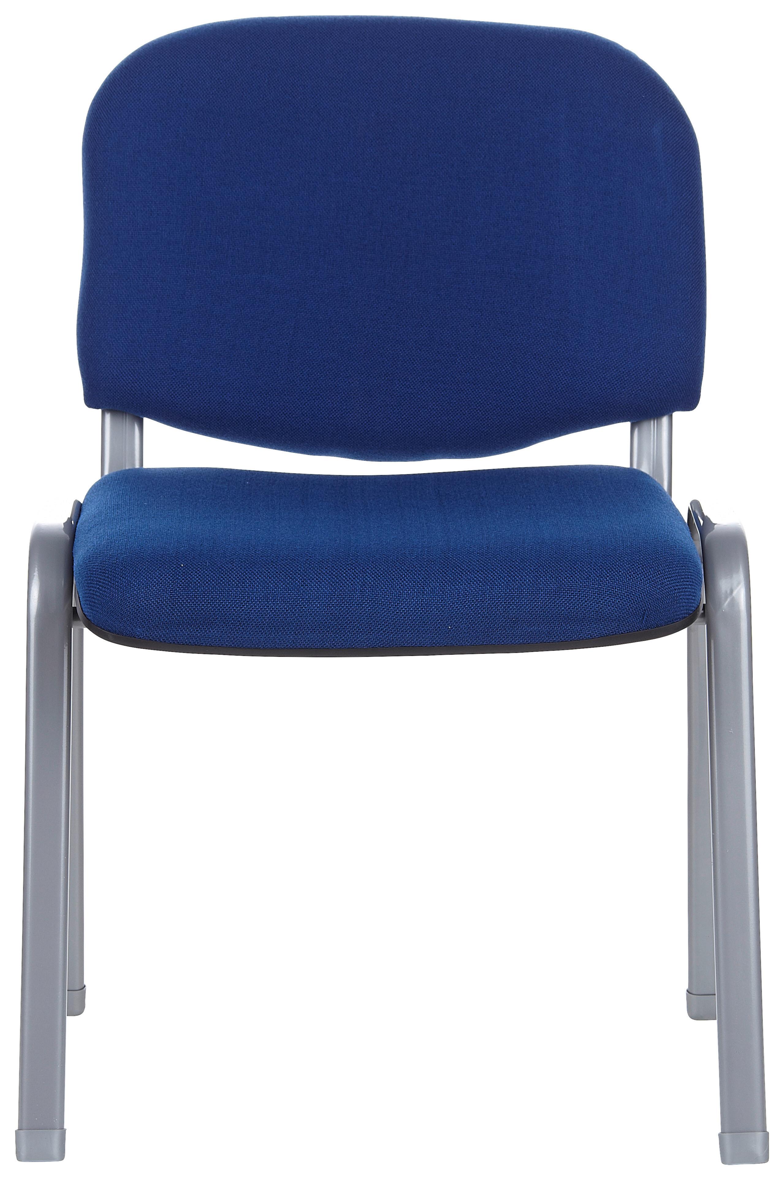 Konferenčni Stol Xt 600, Modra - modra/srebrne barve, Basics, kovina/tekstil (58/84/48cm) - MID.YOU