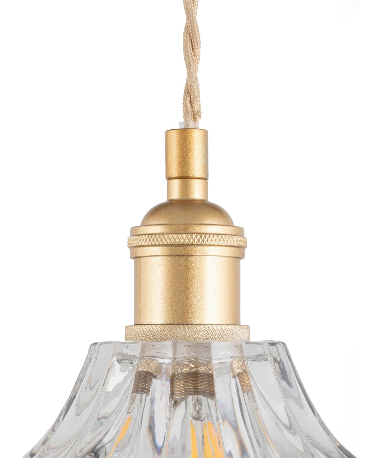 LAMPA WISZĄCA SUSANN - przejrzysty, Trend, metal/szkło (25/120cm) - Novel