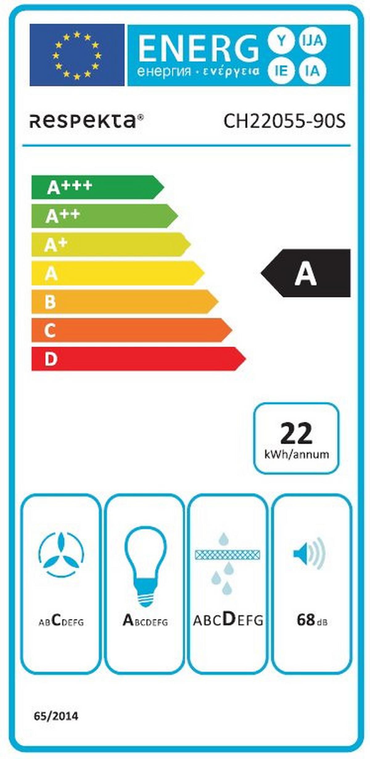 Kuhinjska Napa Karena, 90cm - črna, Basics, kovina (90/58-96/47,5cm) - Respekta