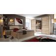 Postelja Mars - bela/hrast, Moderno, leseni material (185/97/205cm) - Mömax modern living Postelja Mars - bela/hrast, Moderno, leseni material (185/97/205cm) - Mömax modern living