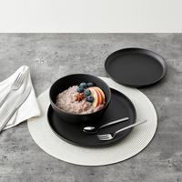 Tafelservice Michael Schwarz, 12-teilig - Schwarz, LIFESTYLE, Keramik - Mömax