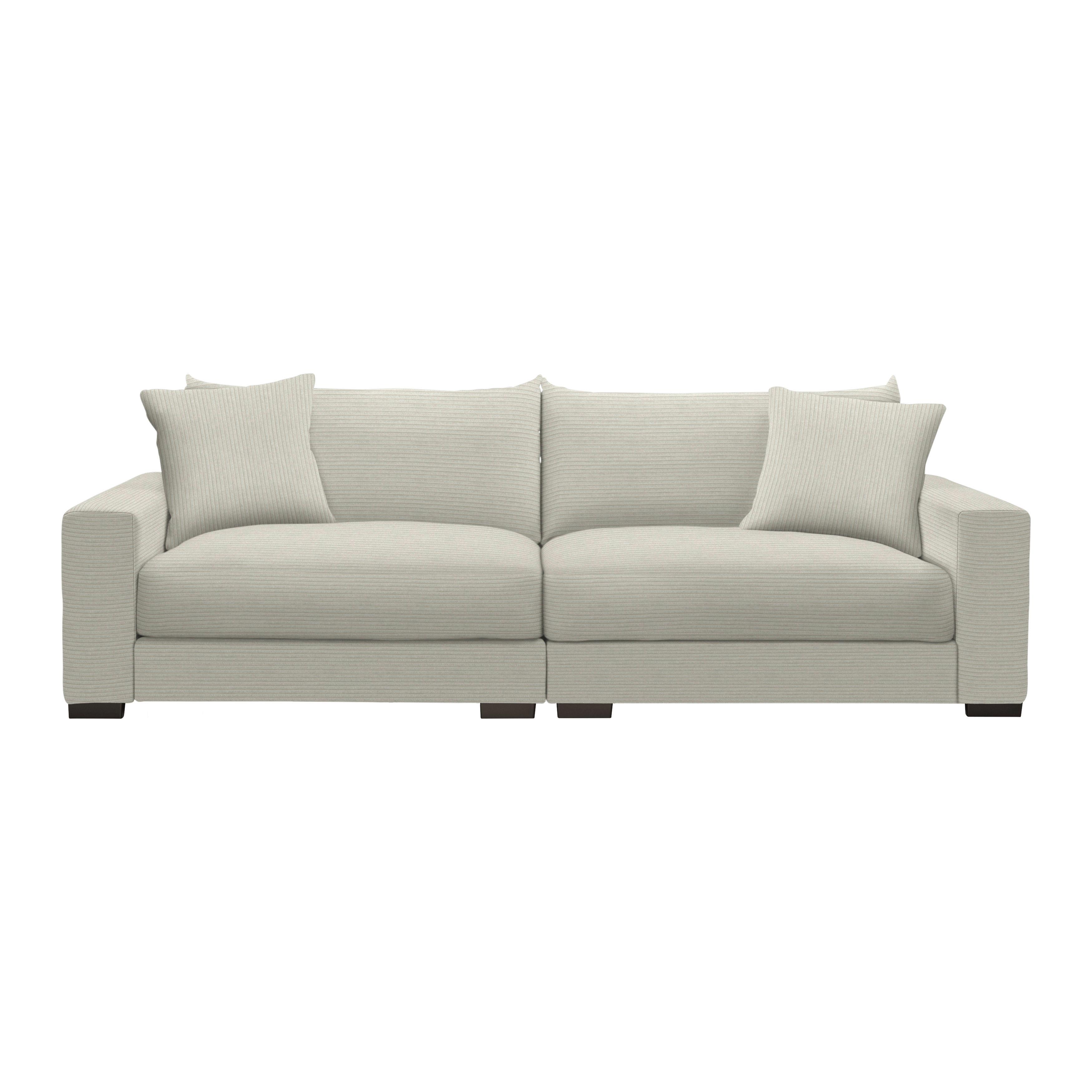 Megasofa Pedro Beige - Beige, MODERN, Holz/Holzwerkstoff (261/83/124cm) - Mömax