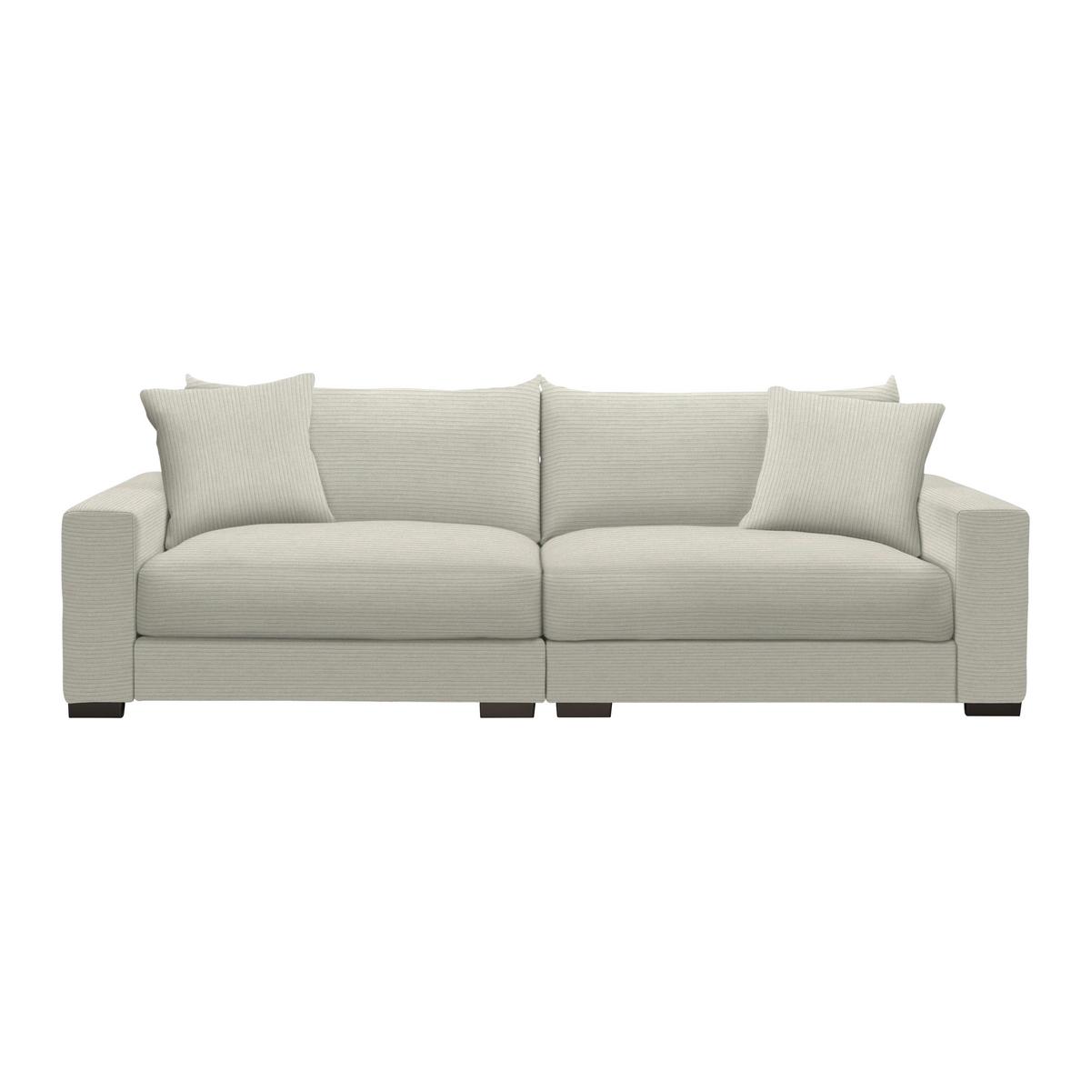 Megasofa Pedro Beige - Beige, MODERN, Holz/Holzwerkstoff (261/83/124cm) - Mömax