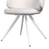STOL MED ARMSTÖD ADELE - vit/cremefärgad, Modern, metall/textil (61/82,5/52cm) - Bessagi Home