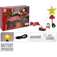 SZPIC CHOINKOWY S27600090 - CLASSIC CHRISTMAS - różnokolorowy, Basics, tworzywo sztuczne (45/33/14cm)