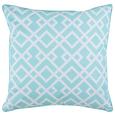 Zierkissen Joanna Türkis 45x45cm - Türkis, Textil (45/45cm) - MÖMAX modern living