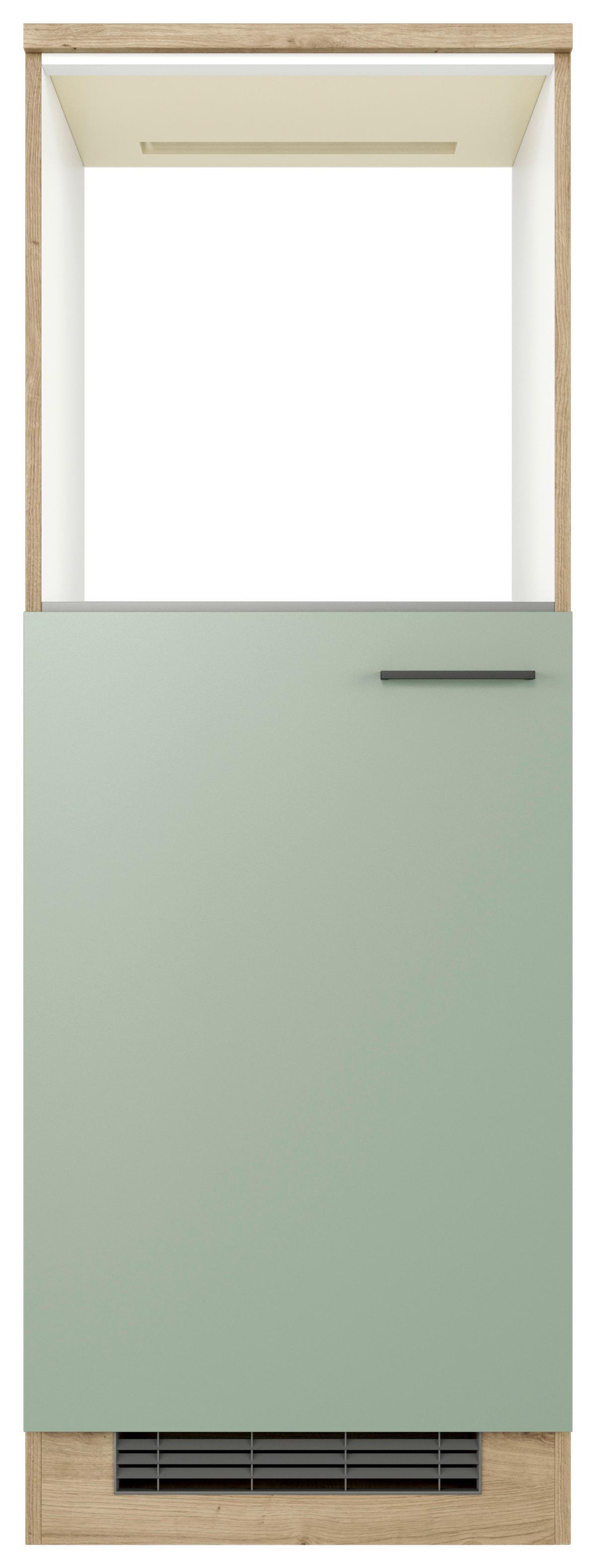 Omara Za Vgradno Napravo Cara, Zelena, Hrast - črna/zelena, Konvencionalno, kovina/leseni material (60/168,5/60cm) - FlexWell