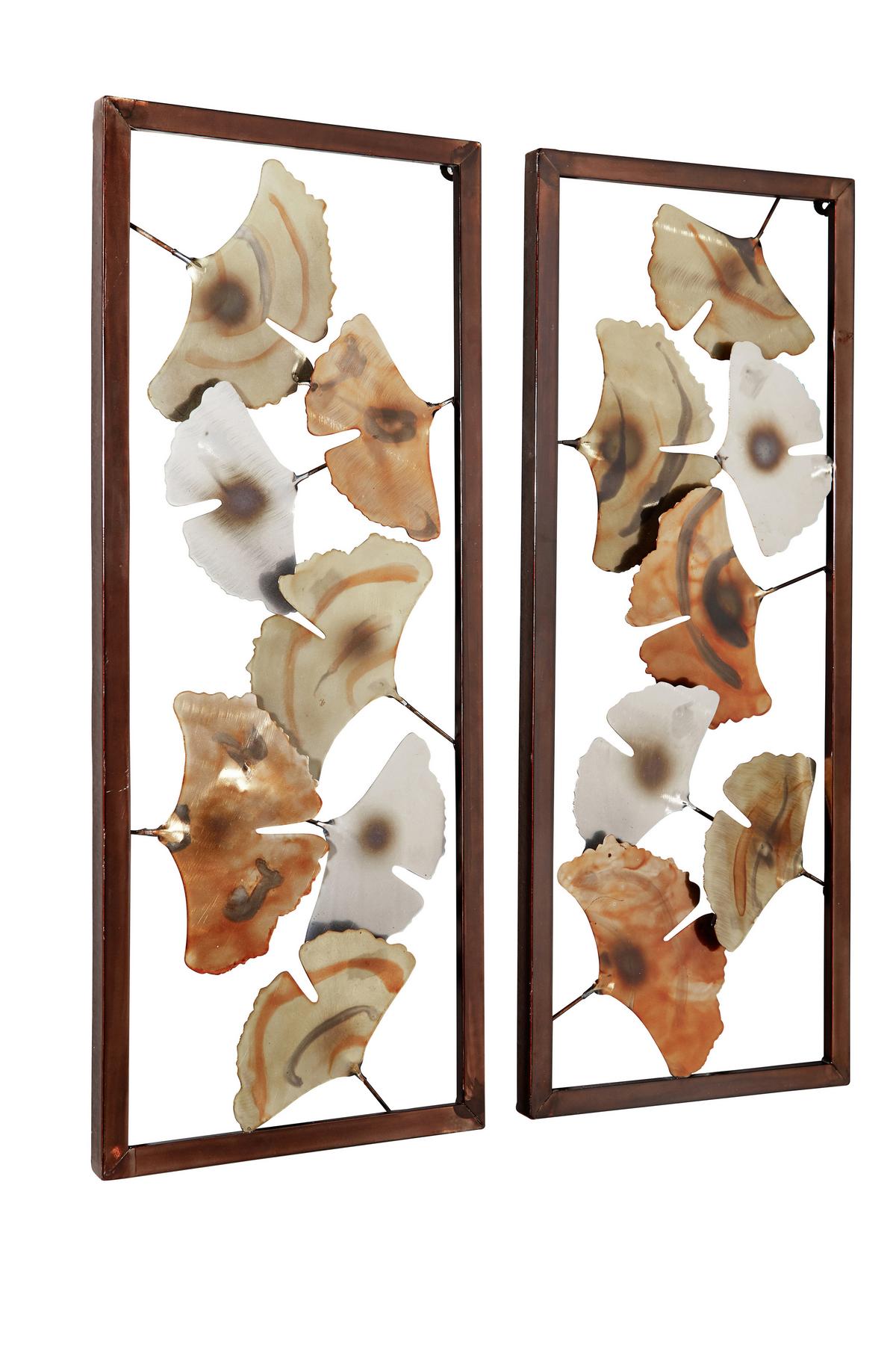 DEKORACJA ŚCIENNA 4AB1228A/B - różnokolorowy, Basics, metal (30,5/76/4cm) - Ambia Home