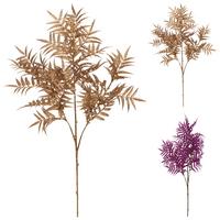 Kunstpflanze Alina diverse Farben - Lila/Goldfarben, KONVENTIONELL, Kunststoff (28/10/77cm) - Mömax