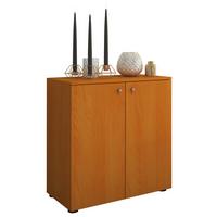 Komoda Vandol Mini, Bukev - srebrne barve/črna, Basics, umetna masa/leseni material (70/74/40cm) - MID.YOU