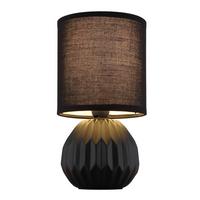 Veioză Sylas - negru, ceramică/plastic (12/23cm)