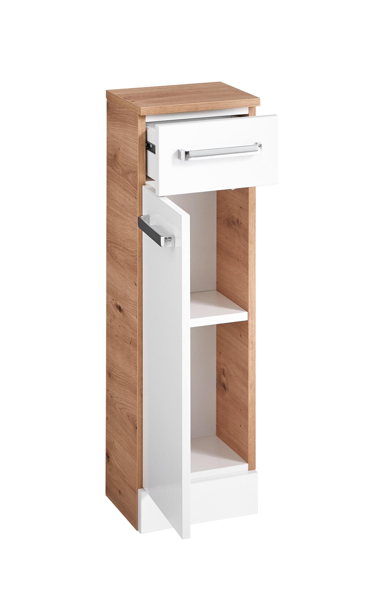 SZAFKA DOLNA XO 1200 - biały/dąb artisan, Konventionell, materiał drewnopochodny (25/82/20cm) - Xora