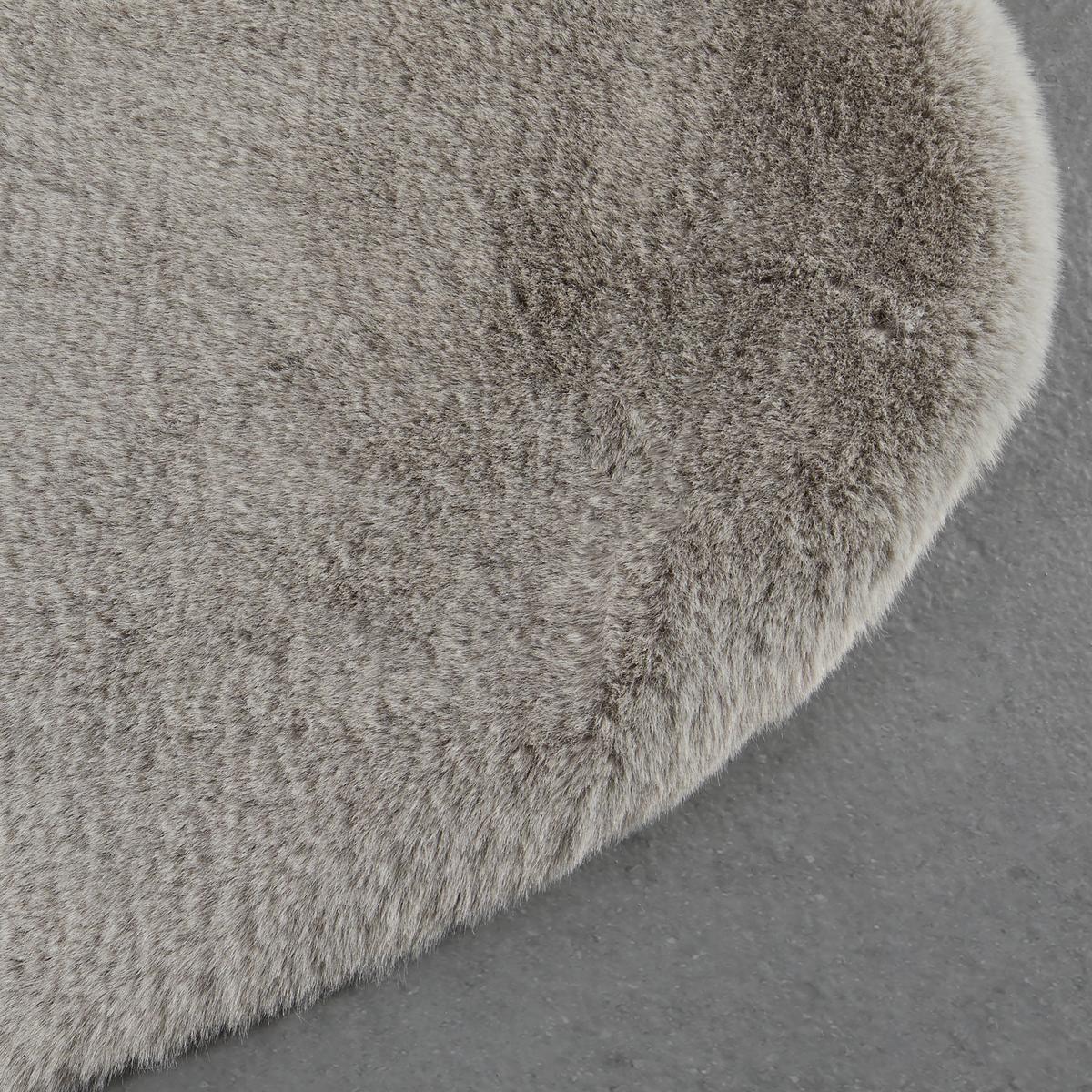 Blană sintetică Marlene - gri, textil/blană (90/60cm) - Modern Living