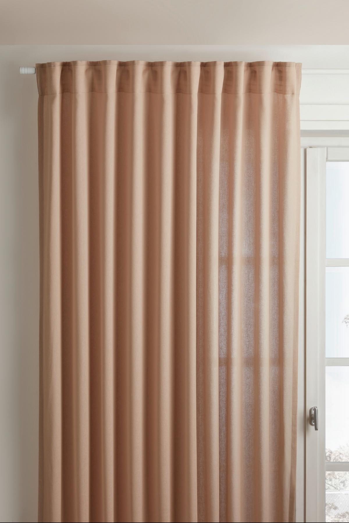 Fertigvorhang Sila in Beige ca. 140x255cm - Beige, Modern, Textil (140/255cm) - Modern Living