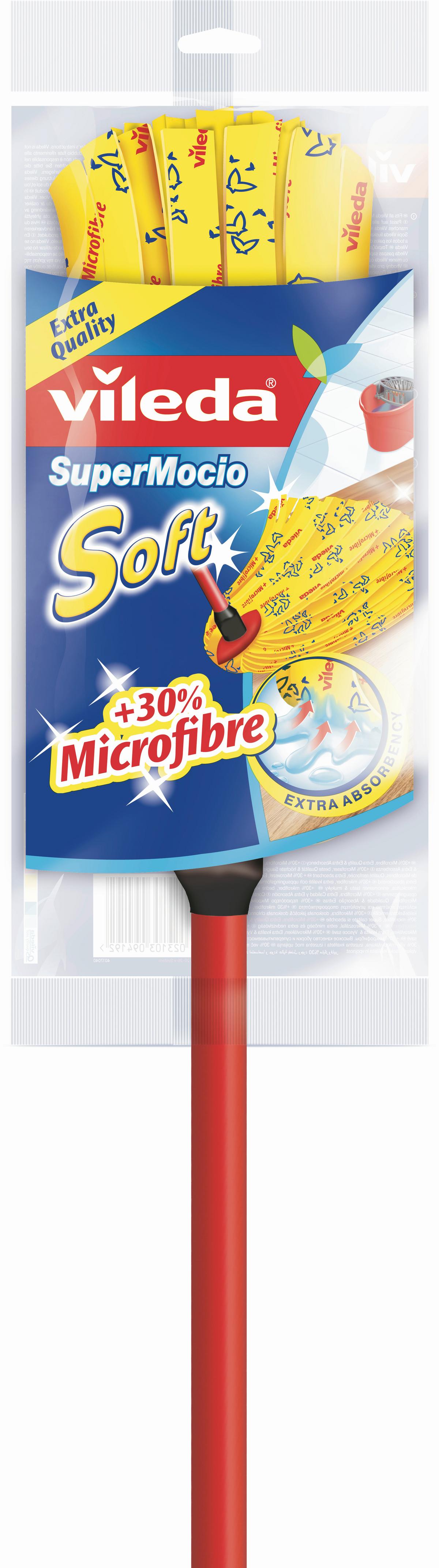 Felmosó Vileda - sárga/borvörös, Konventionell, műanyag/textil - Vileda